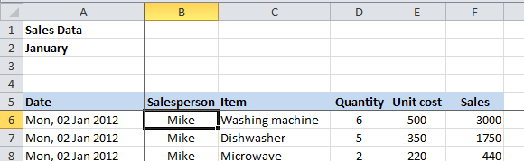 freeze an area in excel for mac 2008